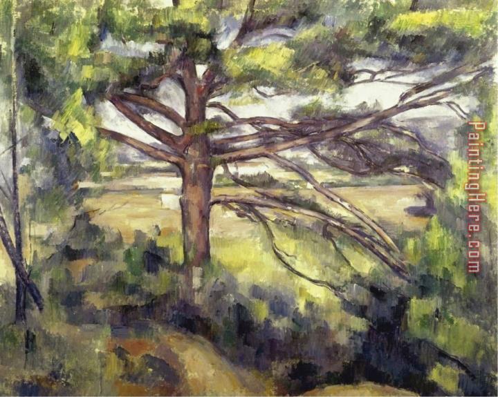 Paul Cezanne Great Pine And Red Earth C 1885